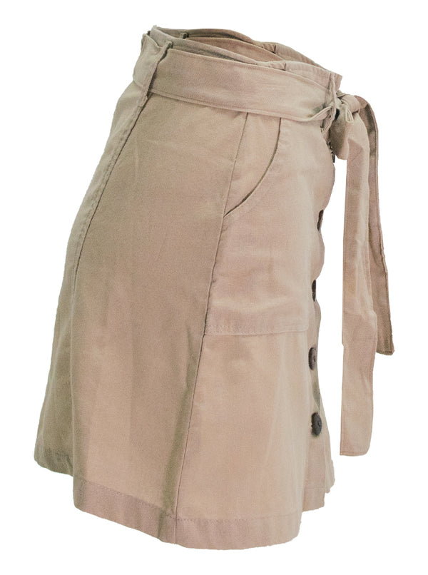 Falda 1950 kaki lino - Dama