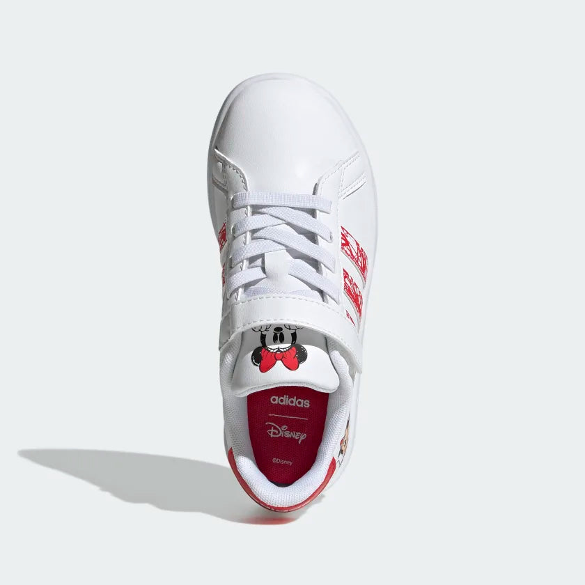 Tenis Adidas Disney White/Red - Junior